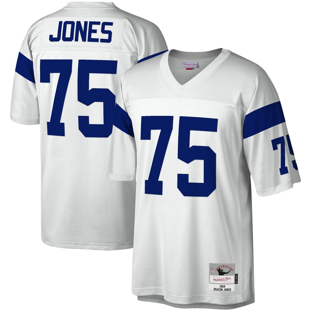Los Angeles Rams Deacon Jones Mitchell & Ness White Legacy Replica Jersey - product image 1