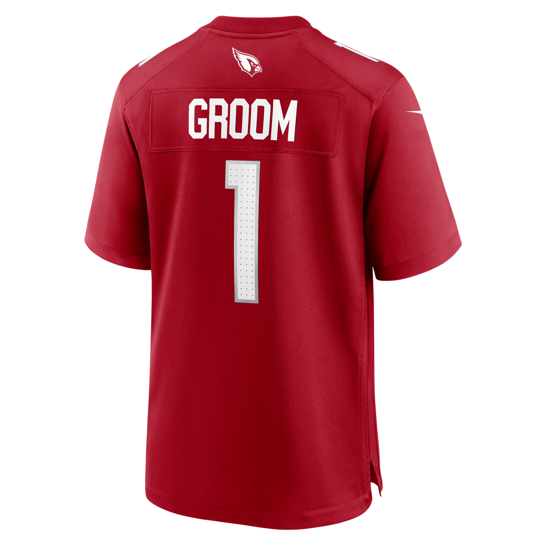Arizona Cardinals Number 1 Groom Nike Cardinal Game Jersey - product image 3