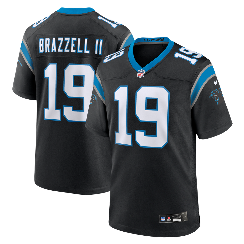 Carolina Panthers Chris Brazzell II Nike Black Team Game Jersey - product image 1
