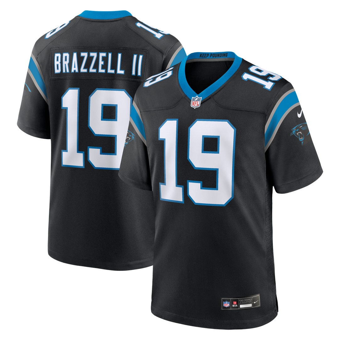 Carolina Panthers Chris Brazzell II Nike Black Team Game Jersey - product image 1