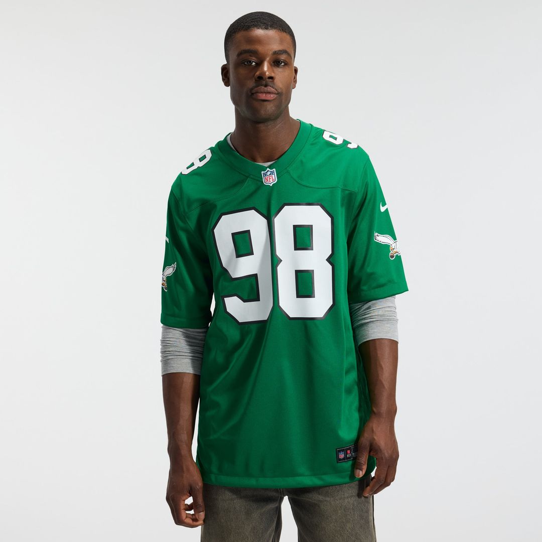 Philadelphia Eagles Jalen Carter Nike White Game Jersey - product image 9
