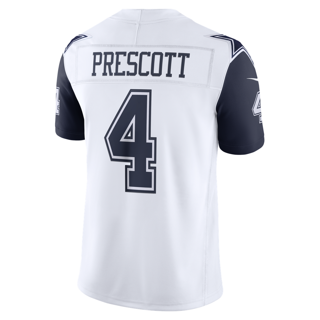Dallas Cowboys Dak Prescott Nike White Alternate Vapor F.U.S.E. Stitched Limited Jersey - product image 3