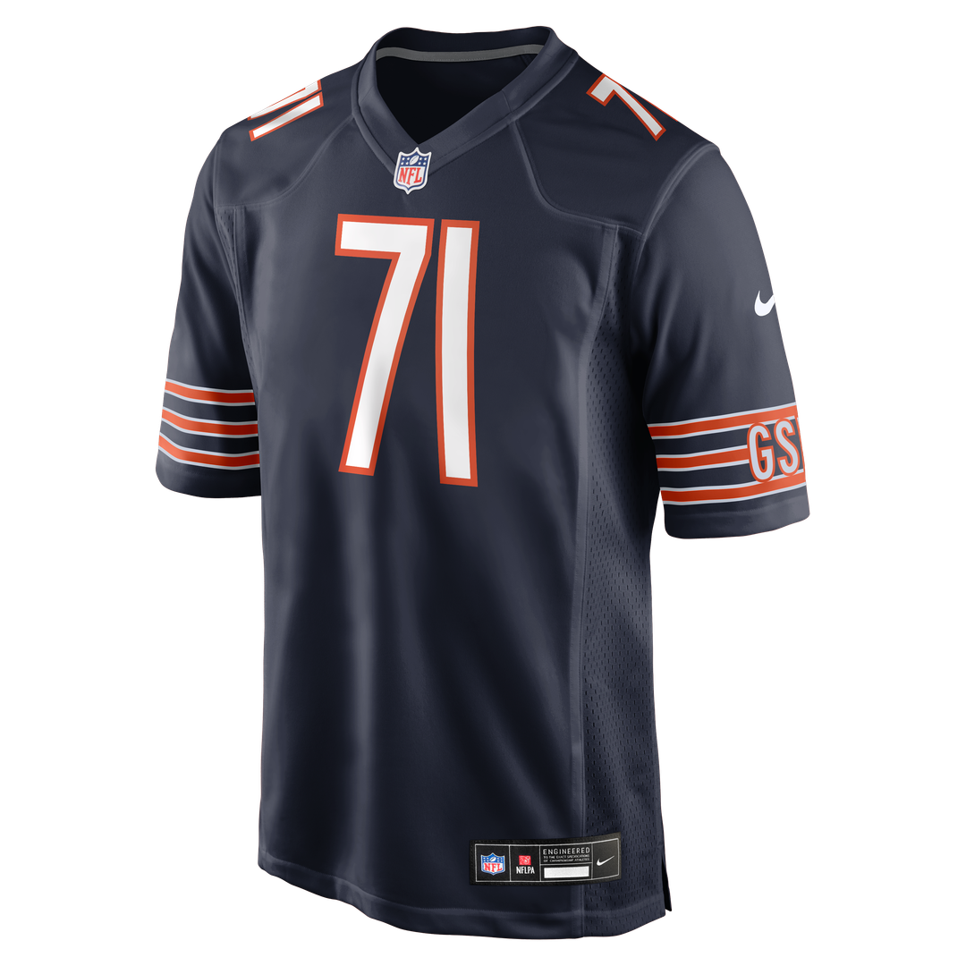 Chicago Bears Jedrick Wills Jr. Nike Navy Team Game Jersey - product image 2