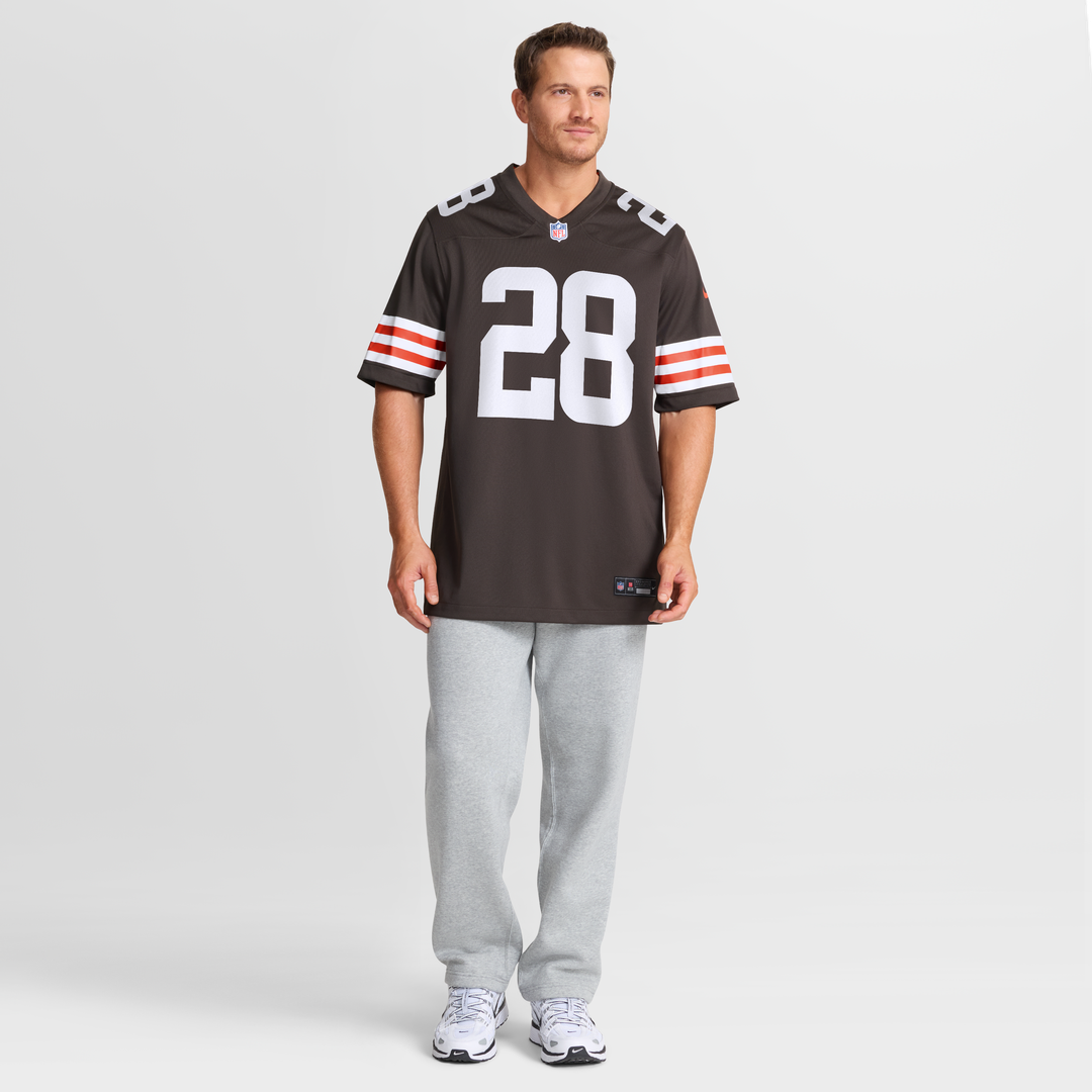 Cleveland Browns Jeremiah Owusu-Koramoah Nike Brown Game Player Jersey - product image 4