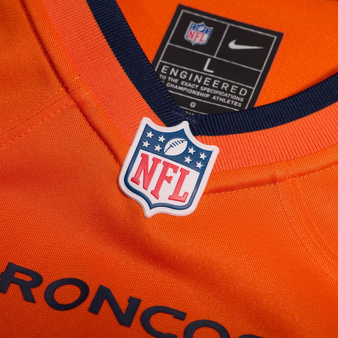 Denver Broncos RJ Harvey Nike Orange Team Game Jersey - product image 4