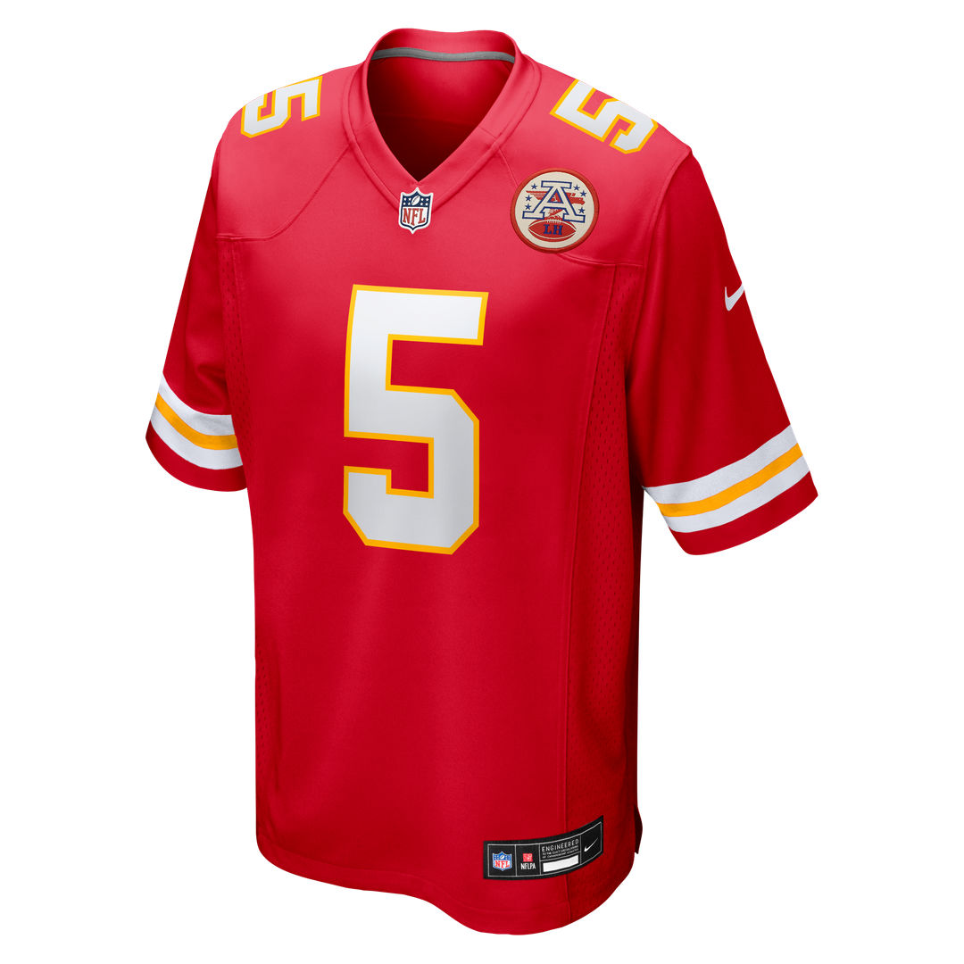 Kansas City Chiefs Mansoor Delane Nike Red Team Game Jersey - product image 4