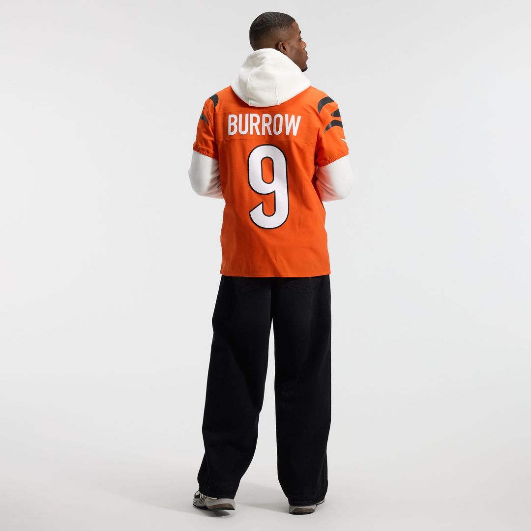 Cincinnati Bengals Joe Burrow Nike Orange Team Vapor F.U.S.E. Elite Jersey - product image 6