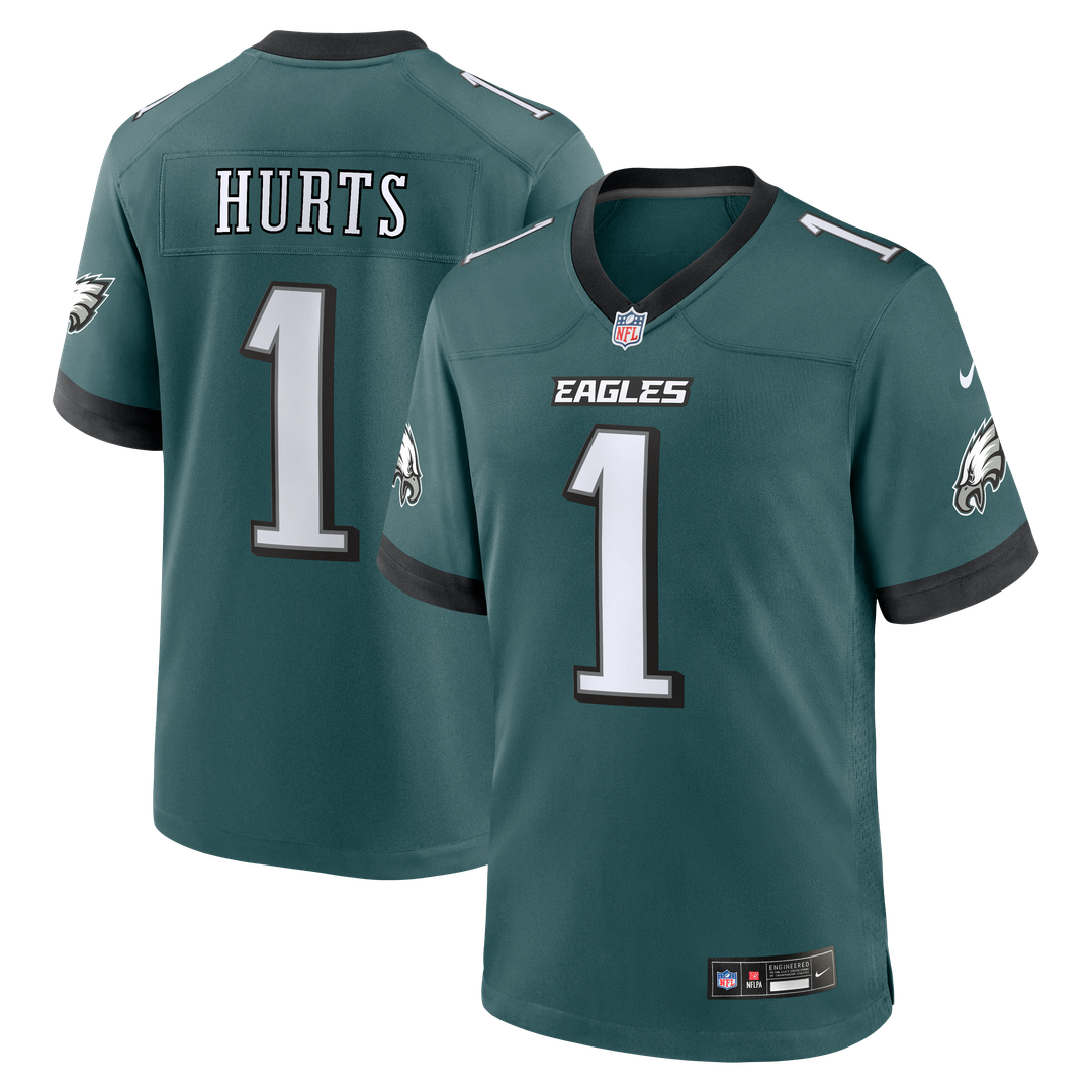 Philadelphia Eagles Jalen Hurts Nike Midnight Green Team Game Jersey - product image 1