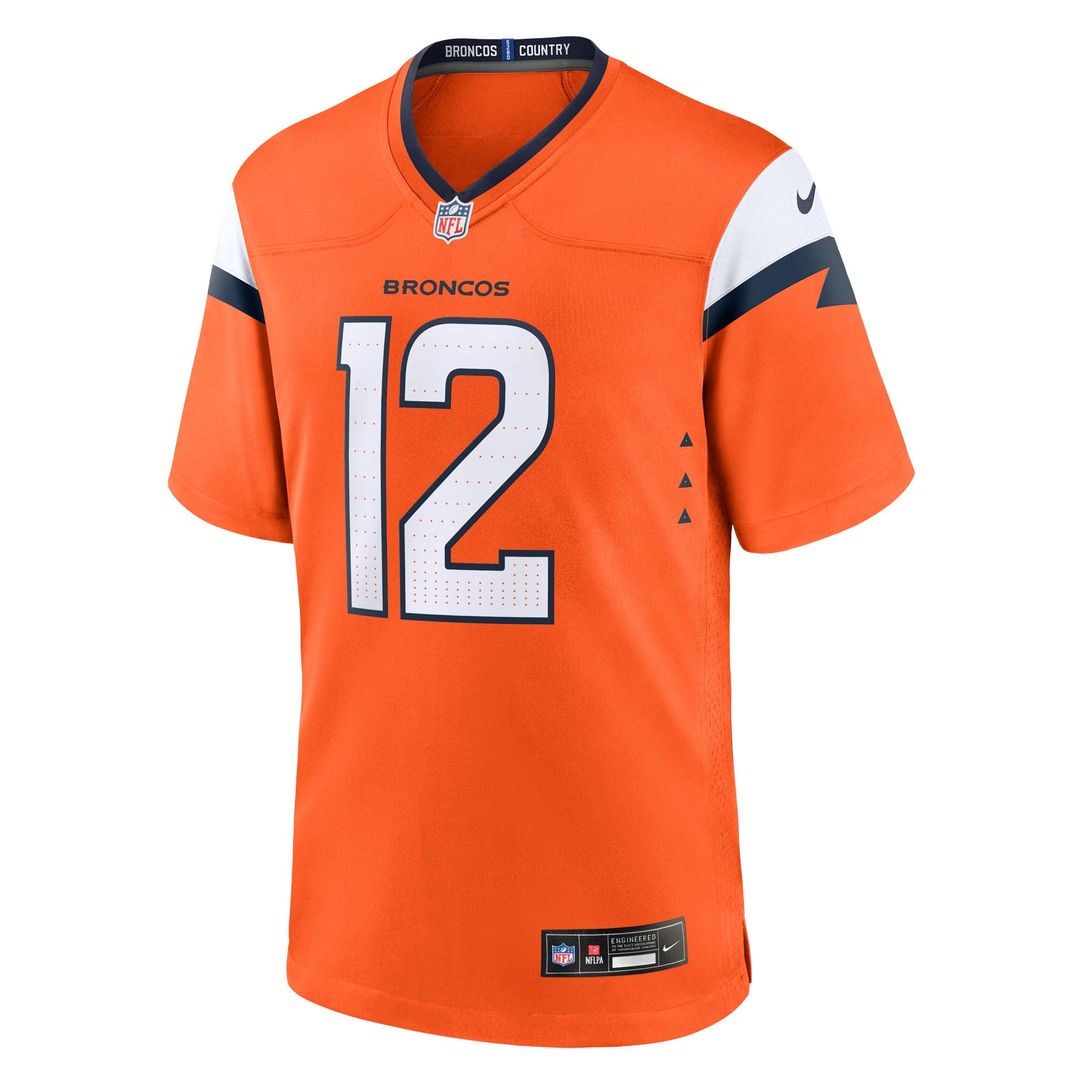 Denver Broncos RJ Harvey Nike Orange Team Game Jersey - product image 2