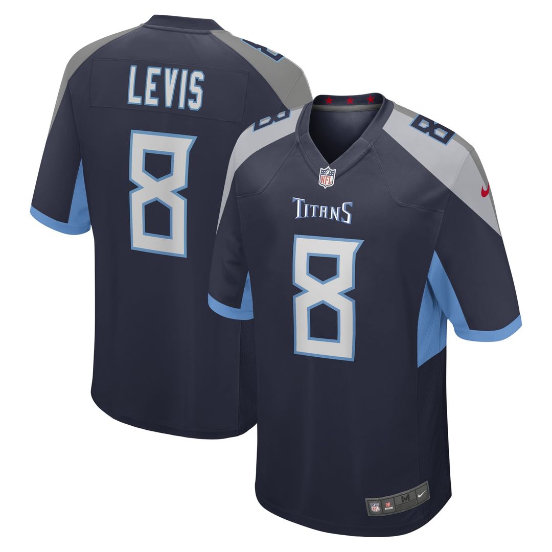 Tennessee Titans Will Levis Nike Navy Game Jersey - product image 1