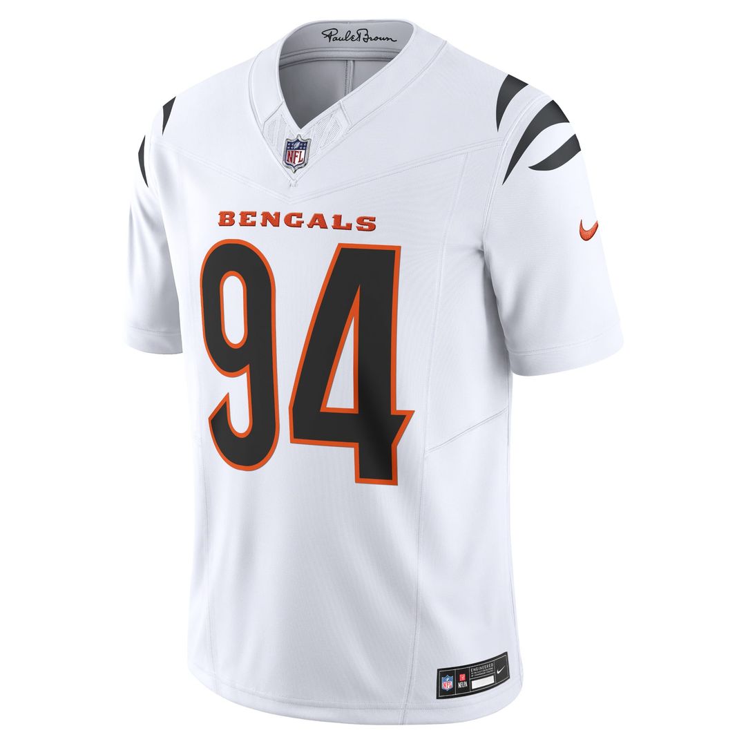 Cincinnati Bengals Sam Hubbard Nike White Vapor F.U.S.E. Limited Jersey - product image 5