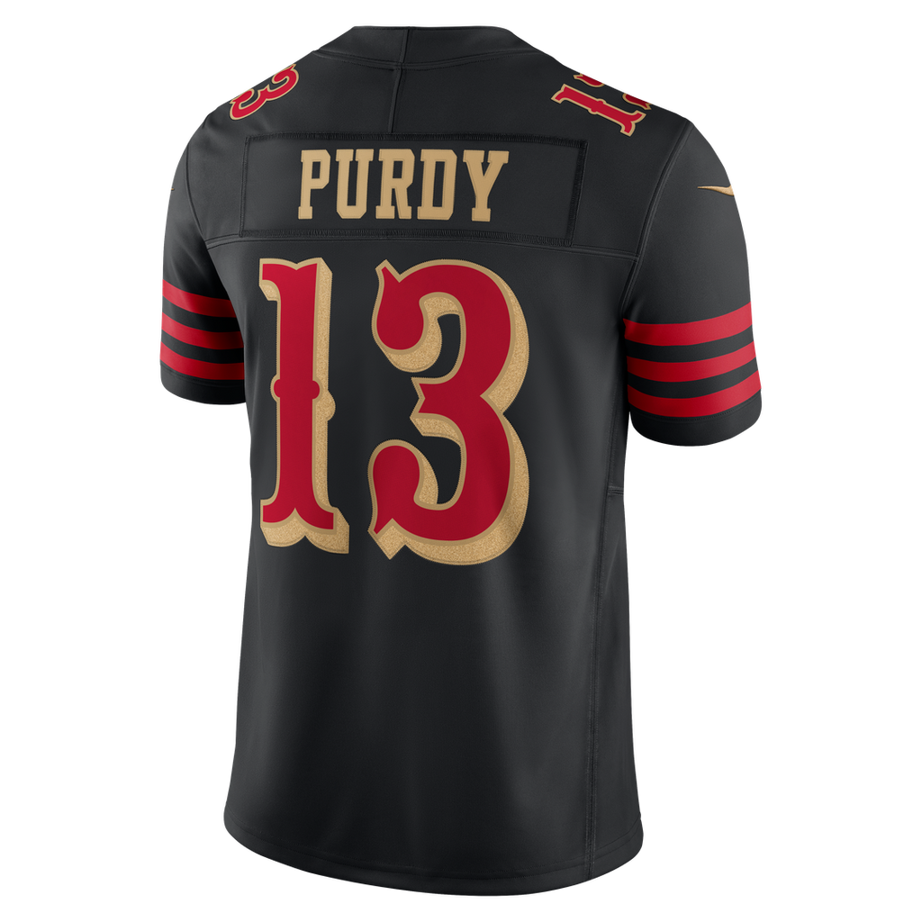 San Francisco 49ers Brock Purdy Nike Black Rivalries Collection Stitched Limited Jersey - product image 8