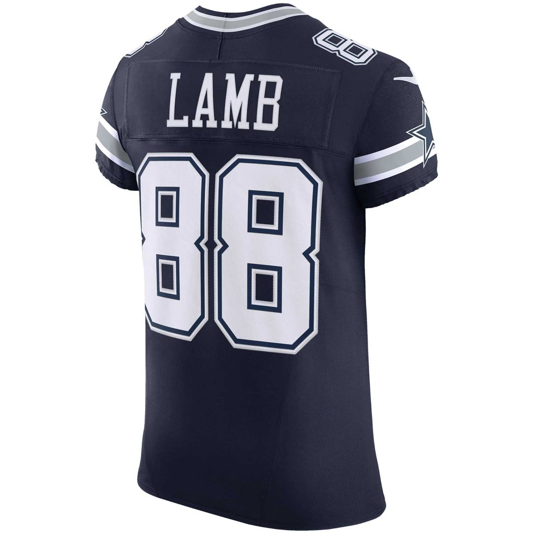 Dallas Cowboys CeeDee Lamb Nike Navy Team Vapor F.U.S.E. Elite Jersey - product image 3