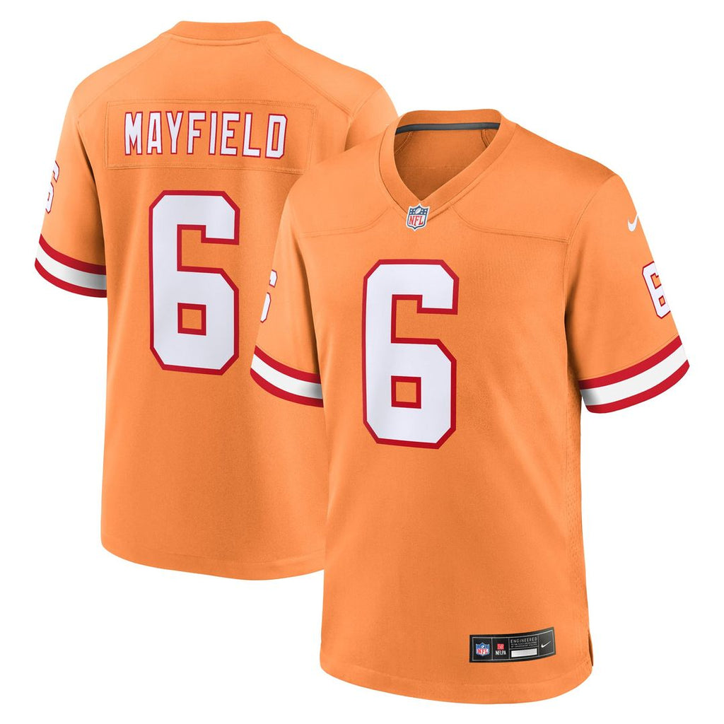 Tampa Bay Buccaneers Baker Mayfield Nike Orange Throwback Game Jersey - product image 1