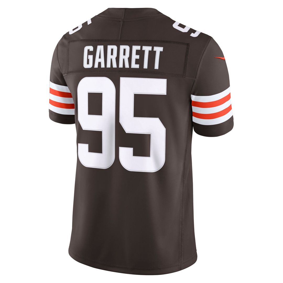 Cleveland Browns Myles Garrett Nike Brown Team Vapor F.U.S.E. Stitched Limited Jersey - product image 3