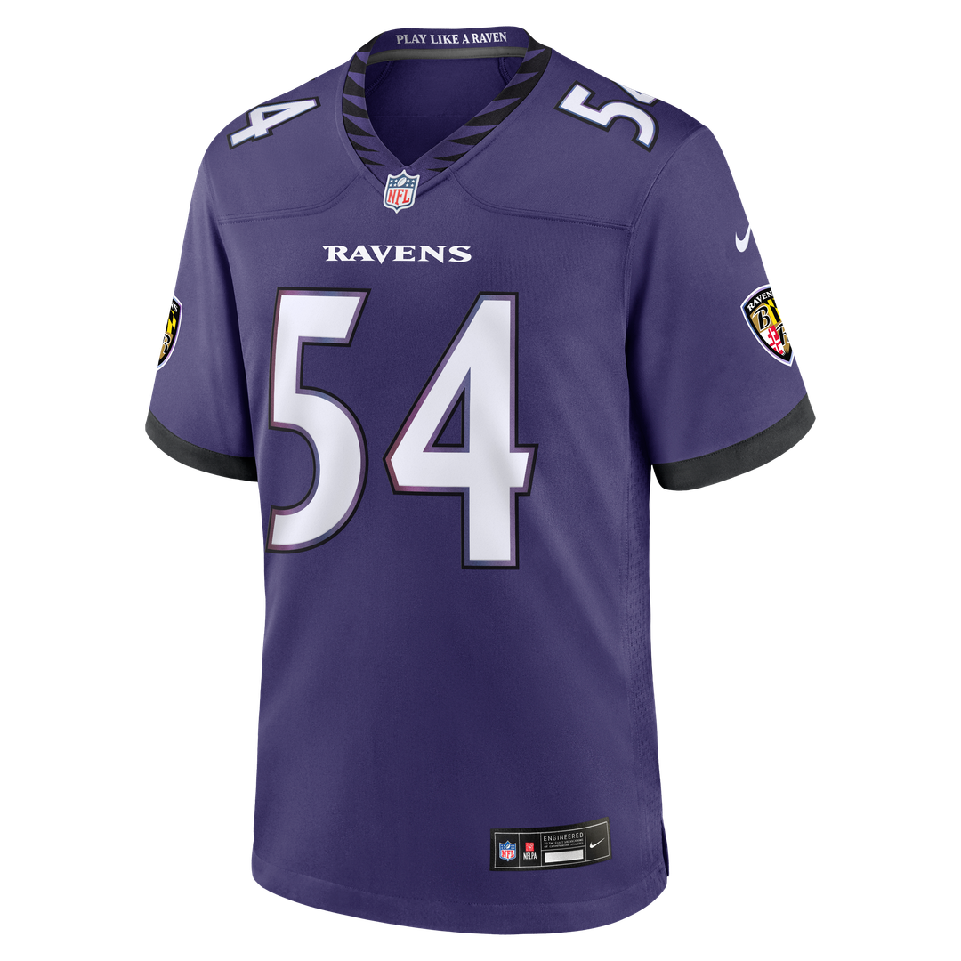 Baltimore Ravens Jovaughn Gwyn Nike Purple Team Game Jersey - product image 2