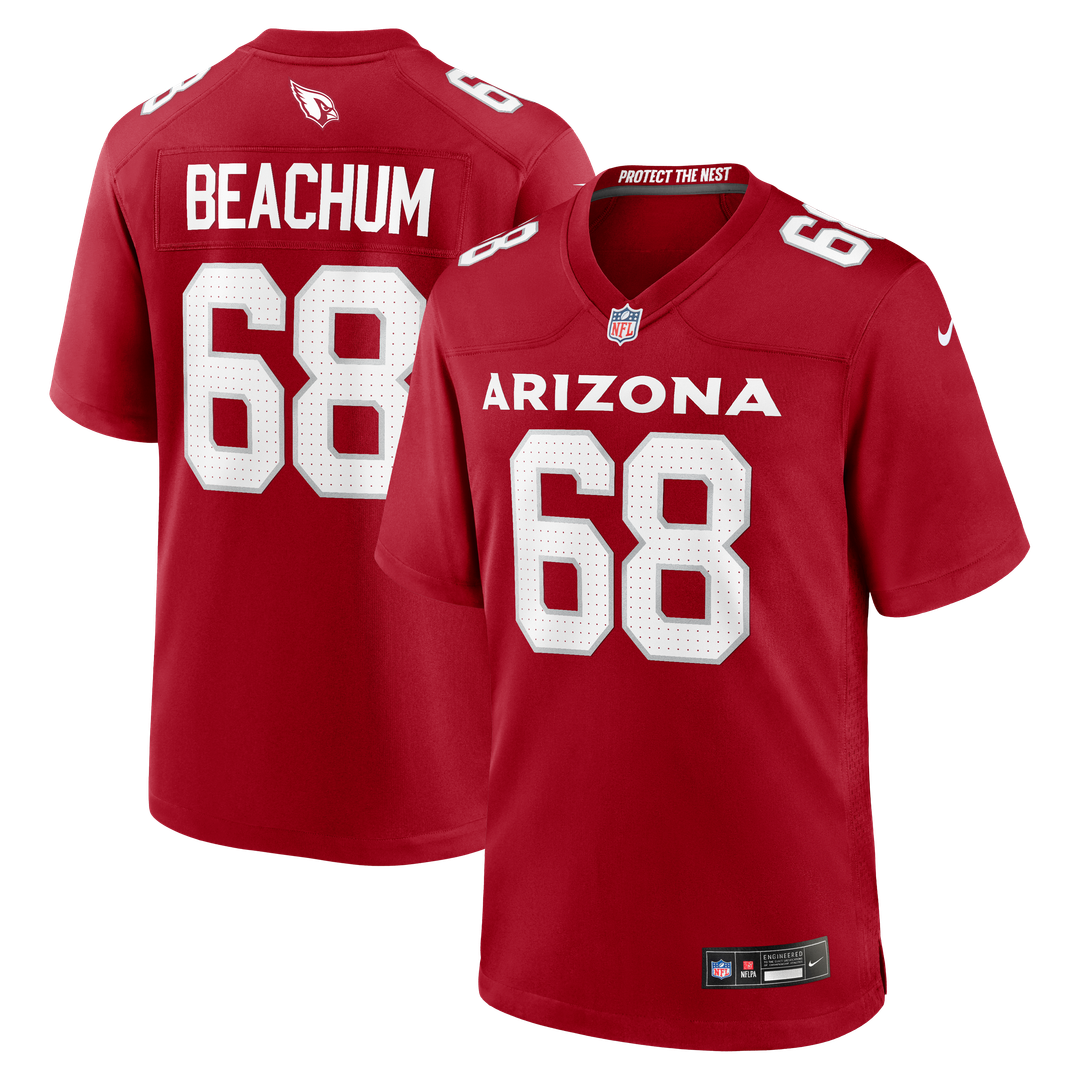 Arizona Cardinals Kelvin Beachum Nike Cardinal Team Game Jersey - product image 1