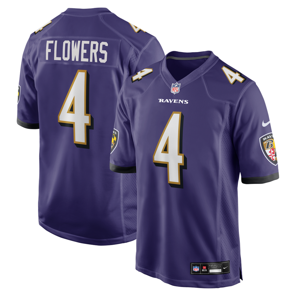 Baltimore Ravens Zay Flowers Nike Purple Game Jersey - product image 1