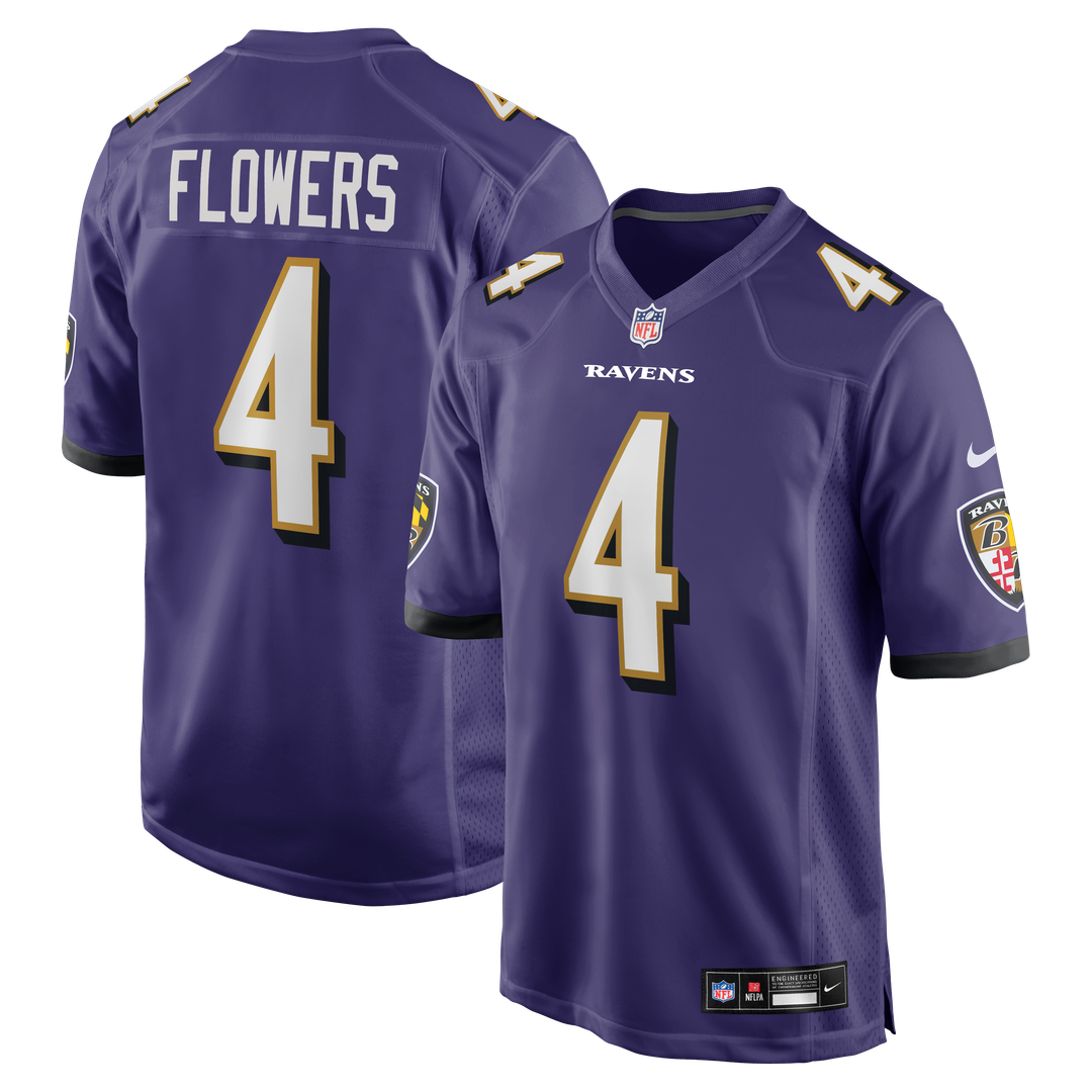 Baltimore Ravens Zay Flowers Nike Purple Game Jersey - product image 1