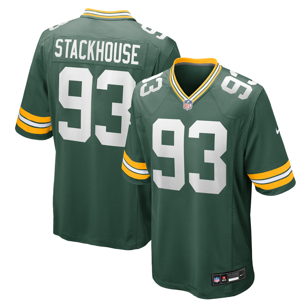 Green Bay Packers Nazir Stackhouse Nike Green Team Game Jersey - product image 1