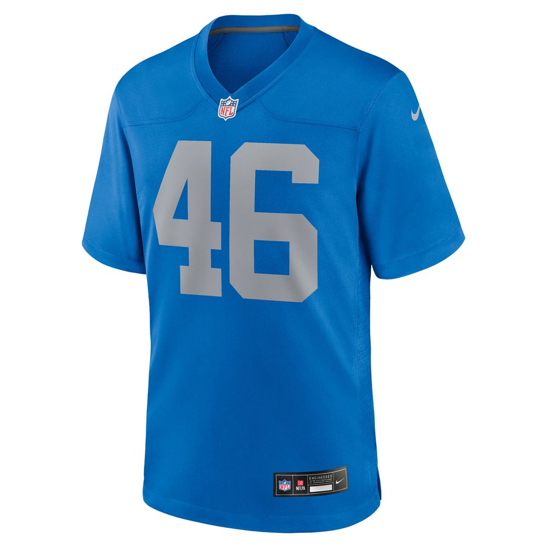 Detroit Lions Jack Campbell Nike Blue Alternate Game Jersey - product image 2