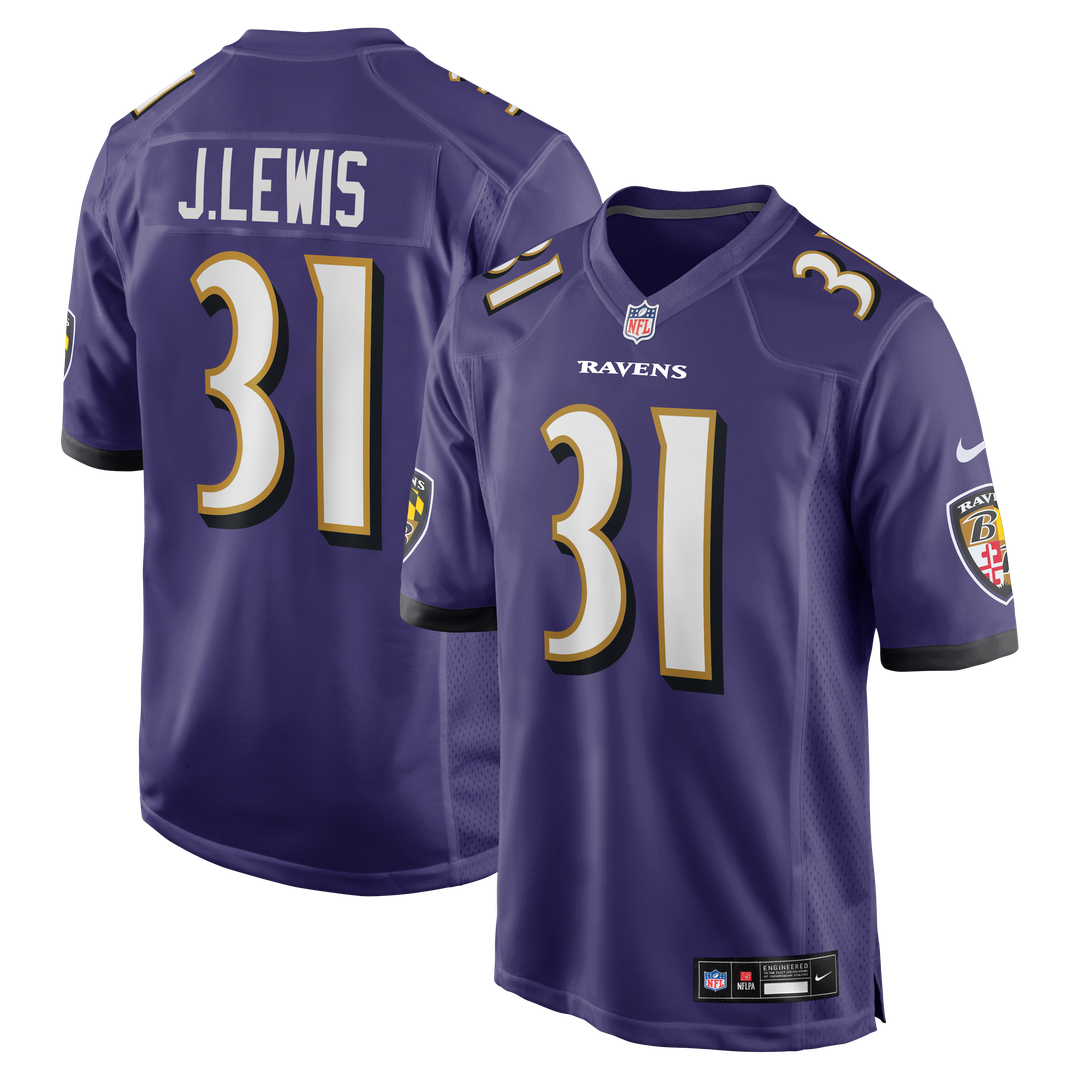 Baltimore Ravens Jamal Lewis Nike Purple Game Retired Player Jersey - product image 1