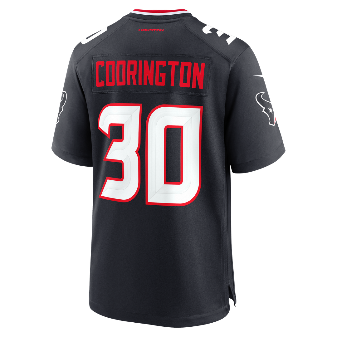 Houston Texans Brandon Codrington Nike Navy Team Game Jersey - product image 3