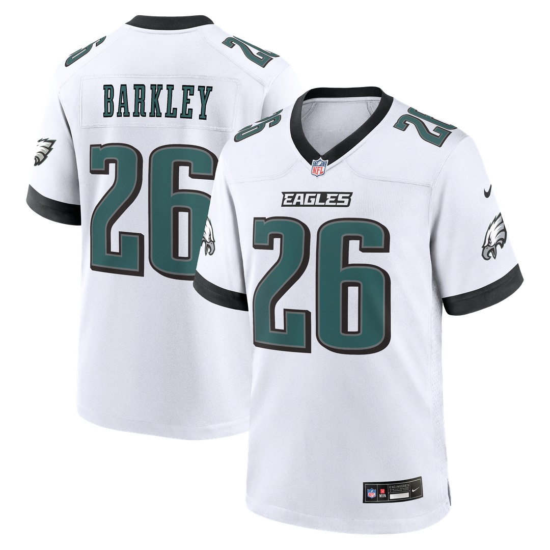 Philadelphia Eagles Saquon Barkley Nike White Game Jersey - product image 1