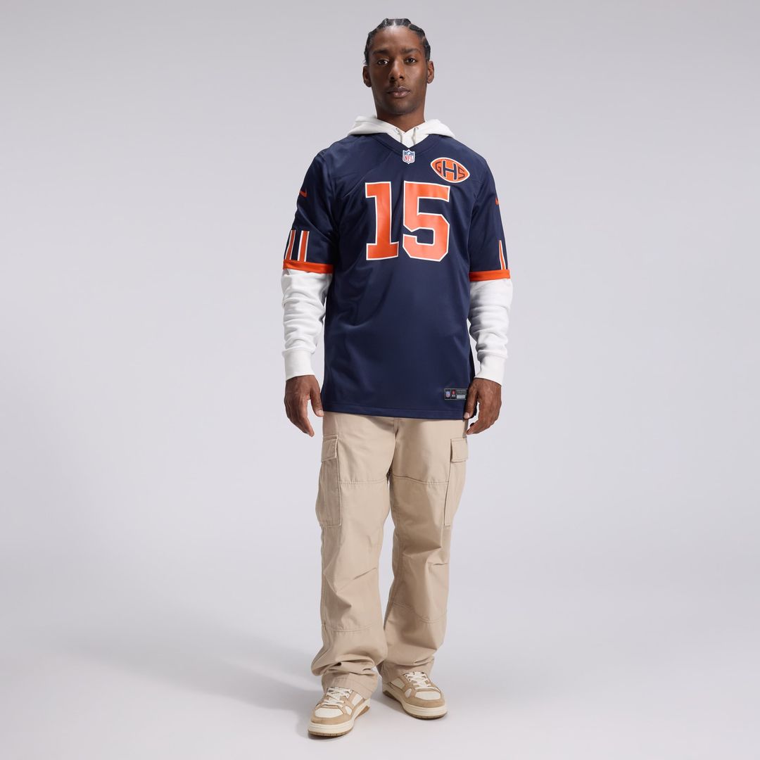 Chicago Bears Rome Odunze Nike Navy 2026 Rivalries Collection Game Jersey - product image 5