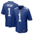 New York Giants Number 1 Groom Nike Royal Game Jersey - product image 1
