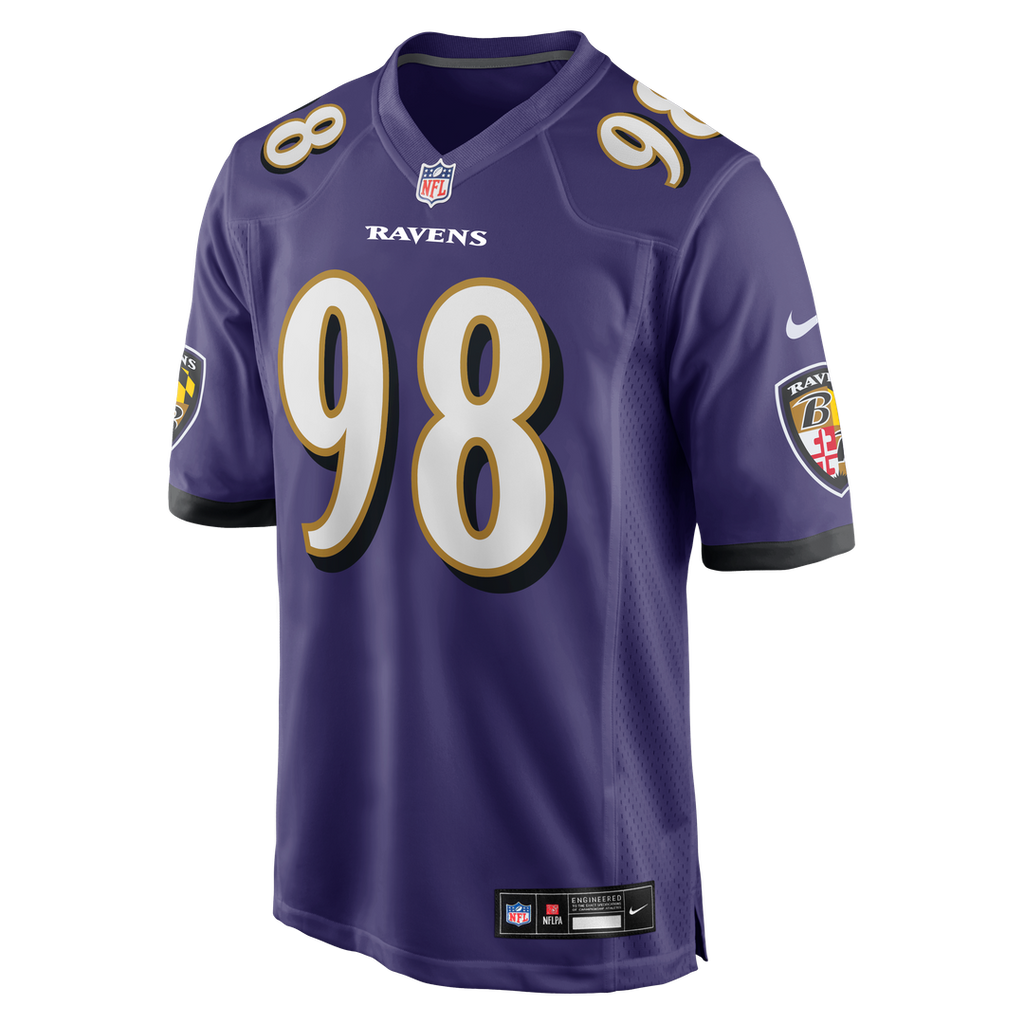 Baltimore Ravens Tony Siragusa Nike Purple Game Retired Player Jersey - product image 2