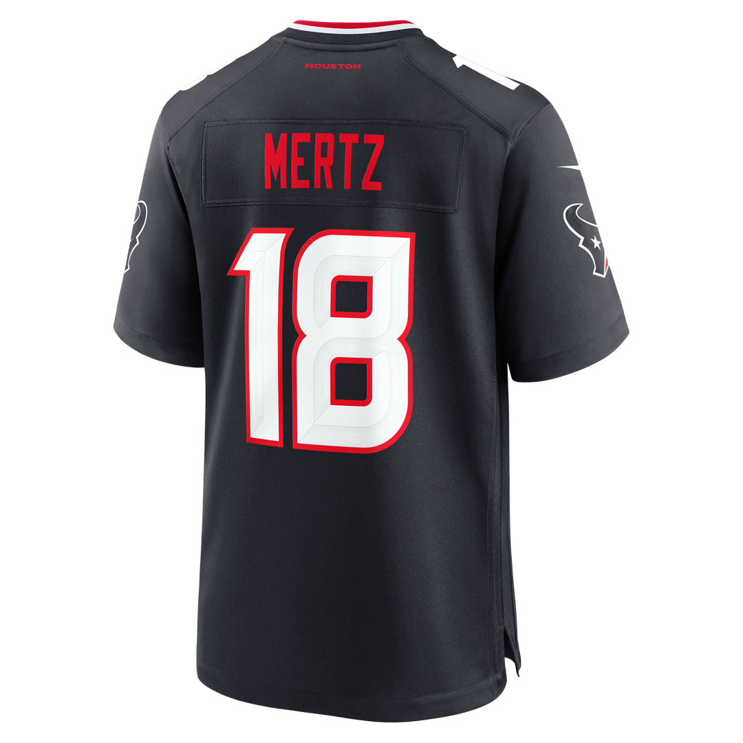 Houston Texans Graham Mertz Nike Navy Team Game Jersey - product image 3