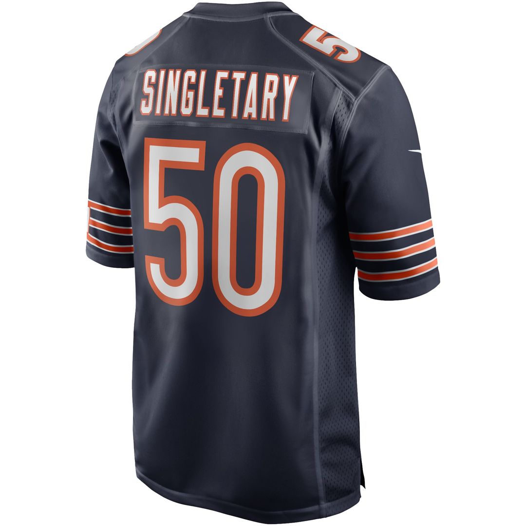 Chicago Bears Mike Singletary Nike Navy Game Retired Player Jersey - product image 3