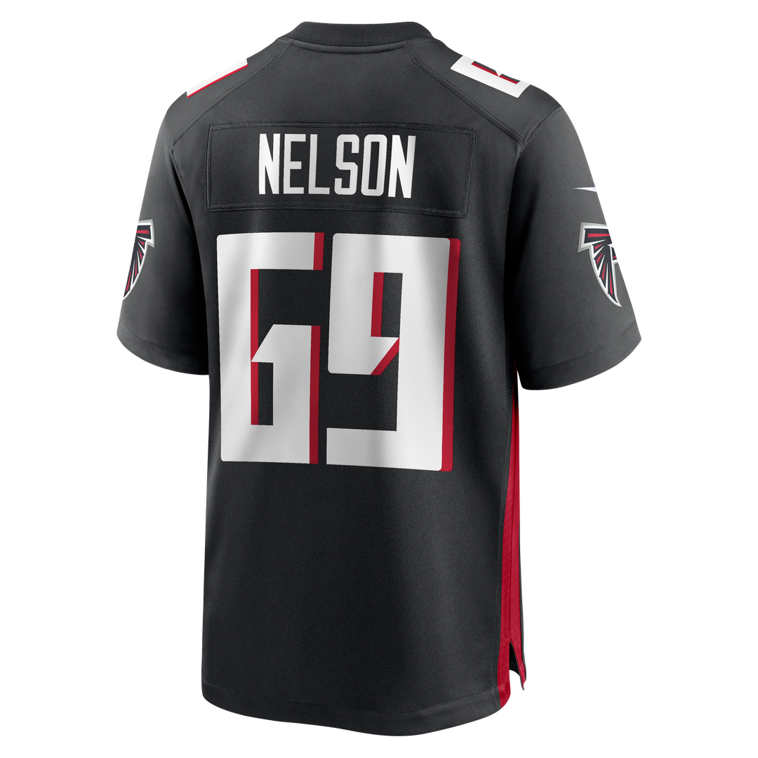 Atlanta Falcons Jack Nelson Nike Black Team Game Jersey - product image 3