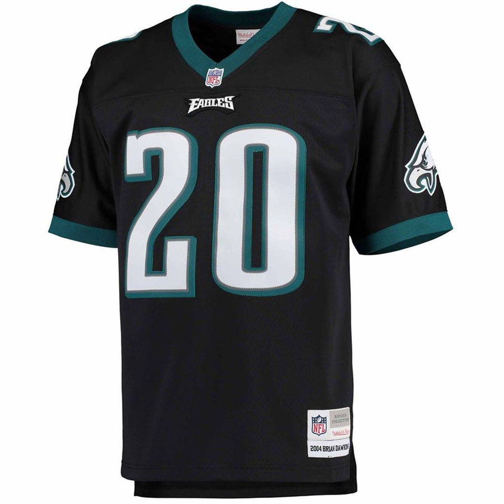 Philadelphia Eagles Brian Dawkins Mitchell & Ness Black Big & Tall 2004 Retired Player Replica Jersey - product image 2