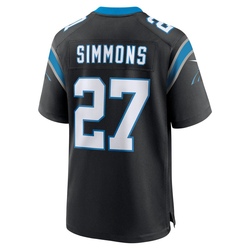 Carolina Panthers Isaiah Simmons Nike Black Team Game Jersey - product image 3