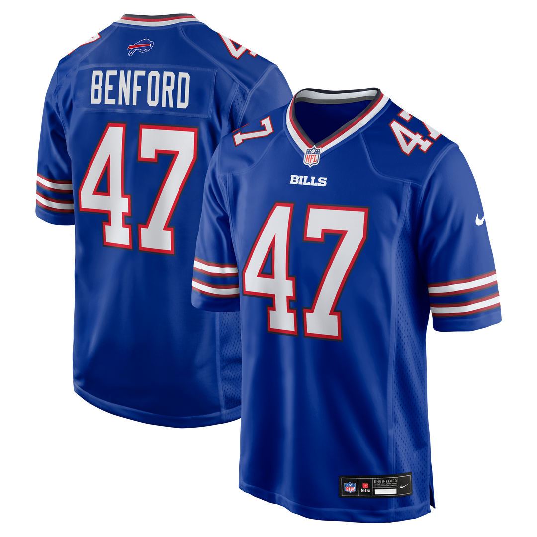 Buffalo Bills Christian Benford Nike Royal Game Jersey - product image 1