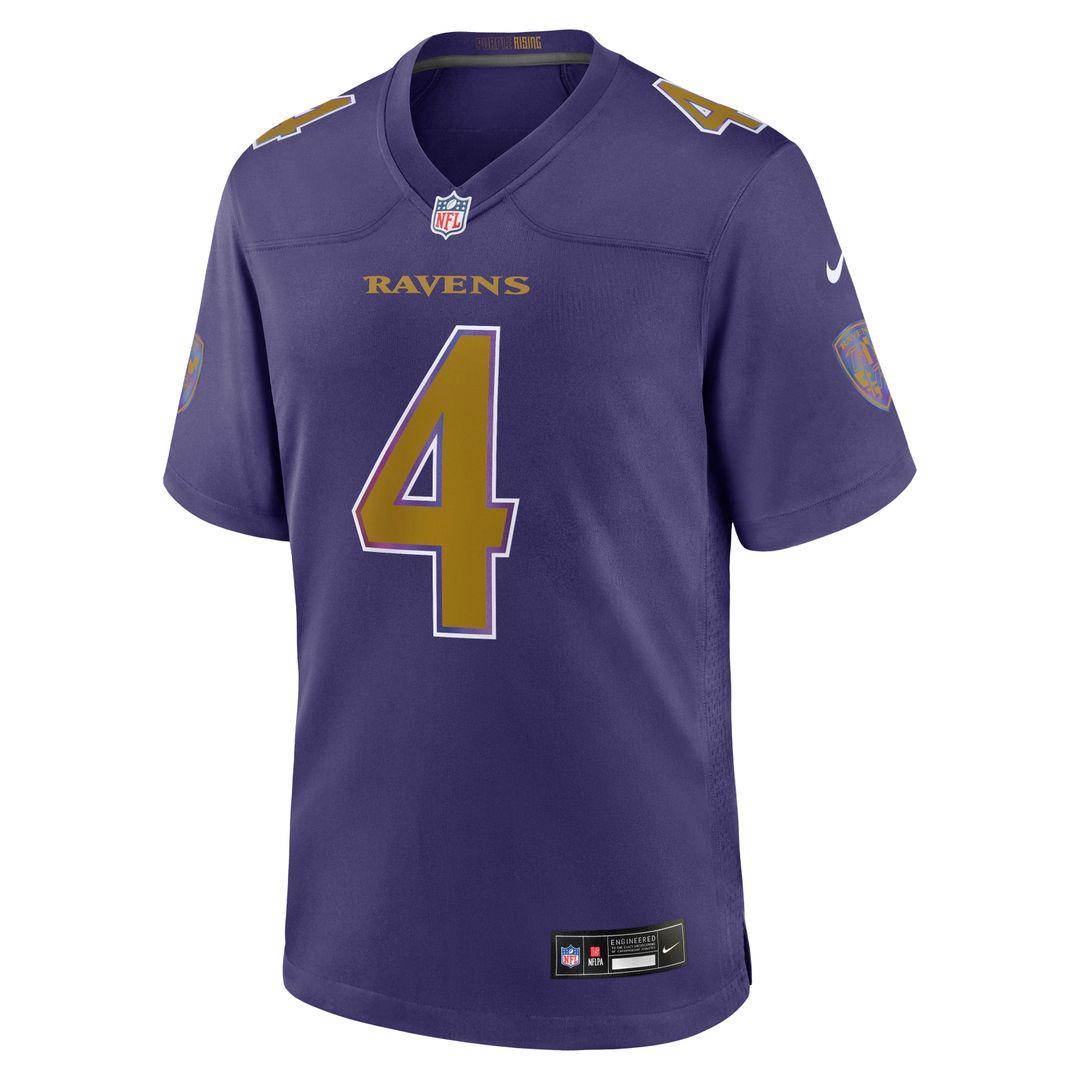 Baltimore Ravens Zay Flowers Nike Purple Alternate Game Jersey - product image 5
