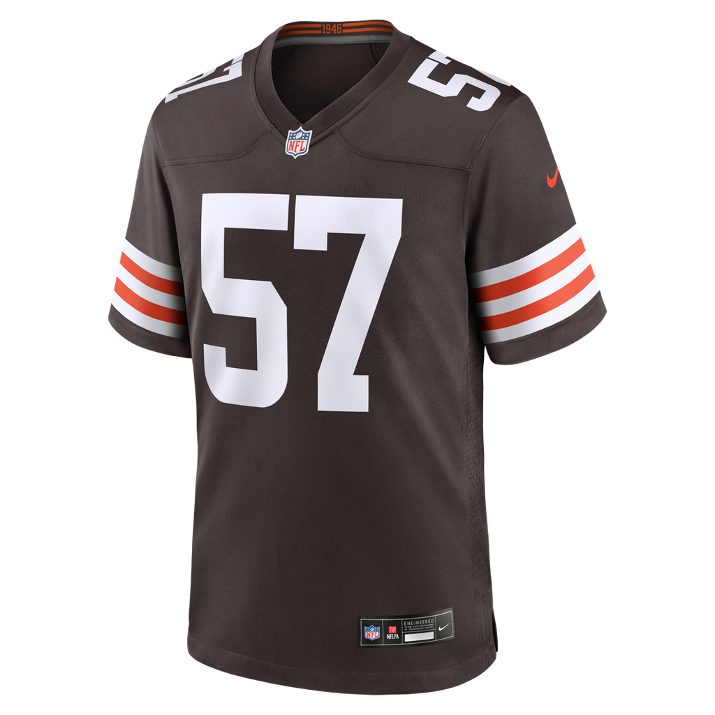 Cleveland Browns Clay Matthews Nike Brown Game Retired Player Jersey - product image 2