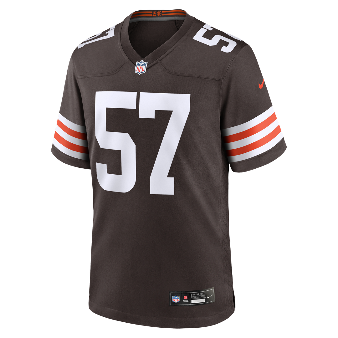 Cleveland Browns Clay Matthews Nike Brown Game Retired Player Jersey - product image 2