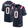 New England Patriots Christian Gonzalez Nike Navy Team Game Jersey - product image 9
