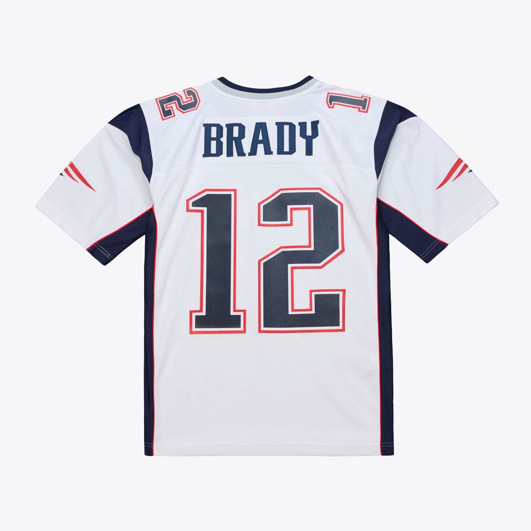 New England Patriots Tom Brady Mitchell & Ness White 2000 Legacy Replica Jersey - product image 2