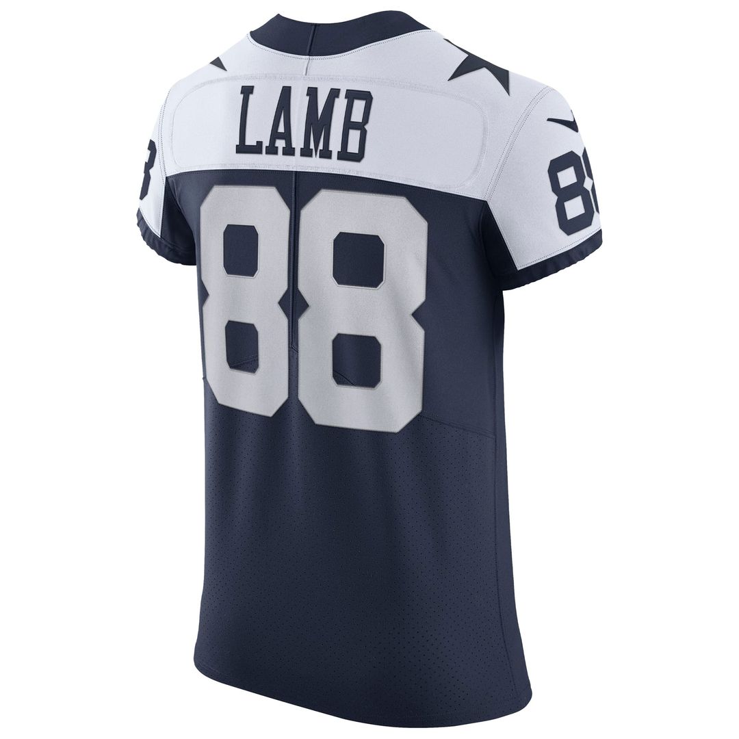 Dallas Cowboys CeeDee Lamb Nike Navy Alternate Vapor Elite Jersey - product image 3
