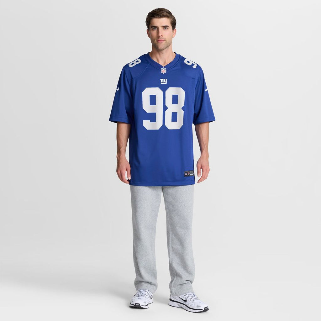 New York Giants D.J. Reader Nike Royal Game Jersey - product image 4