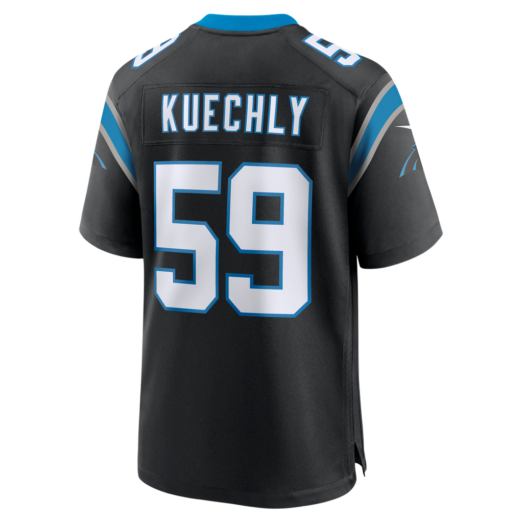 Carolina Panthers Luke Kuechly Nike Black Team Game Jersey - product image 3