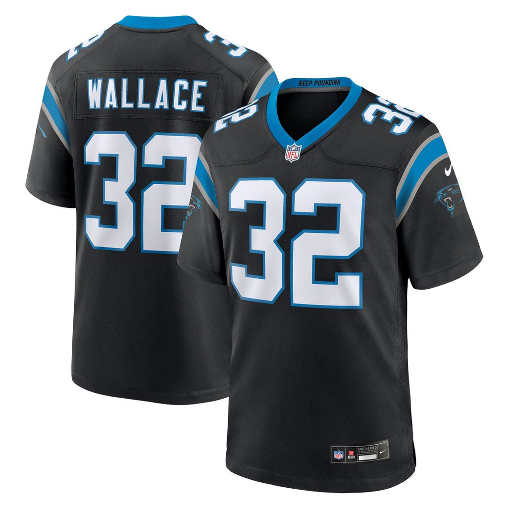 Carolina Panthers Trevin Wallace Nike Black Team Game Jersey - product image 1